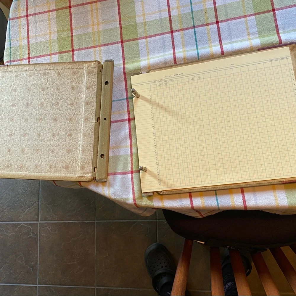 Vtg Wilson Jones Peerless Toplock Sectional Post Ledger Binder #275-64 USA LARGE
